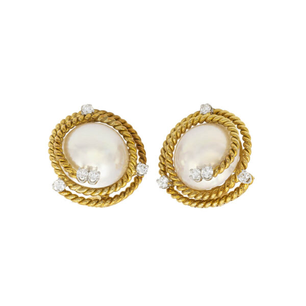 Tiffany & Co. Mabe Pearl Earrings