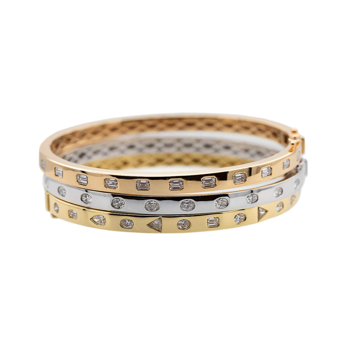 18KT Yellow Gold Cartier "Love" Bracelet with Diamonds