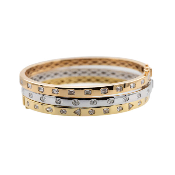 18KT Yellow Gold Cartier "Love" Bracelet with Diamonds